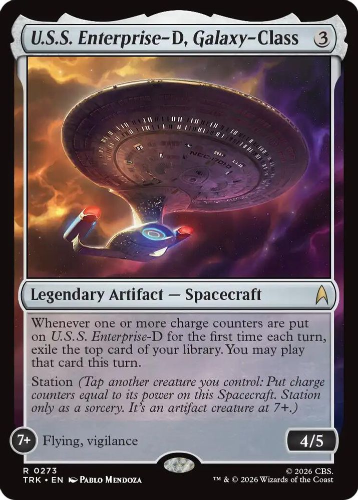 U.S.S. Enterprise-D, Galaxy-Class (TRK-273) - Star Trek
