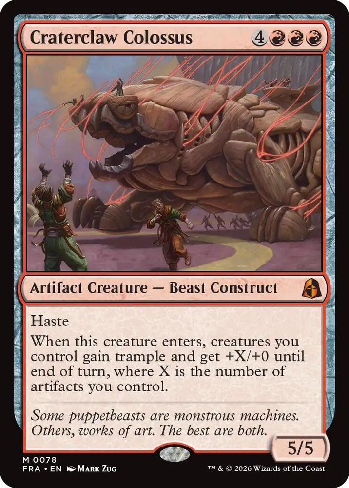 Craterclaw Colossus (FRA-078) - Reality Fracture Foil