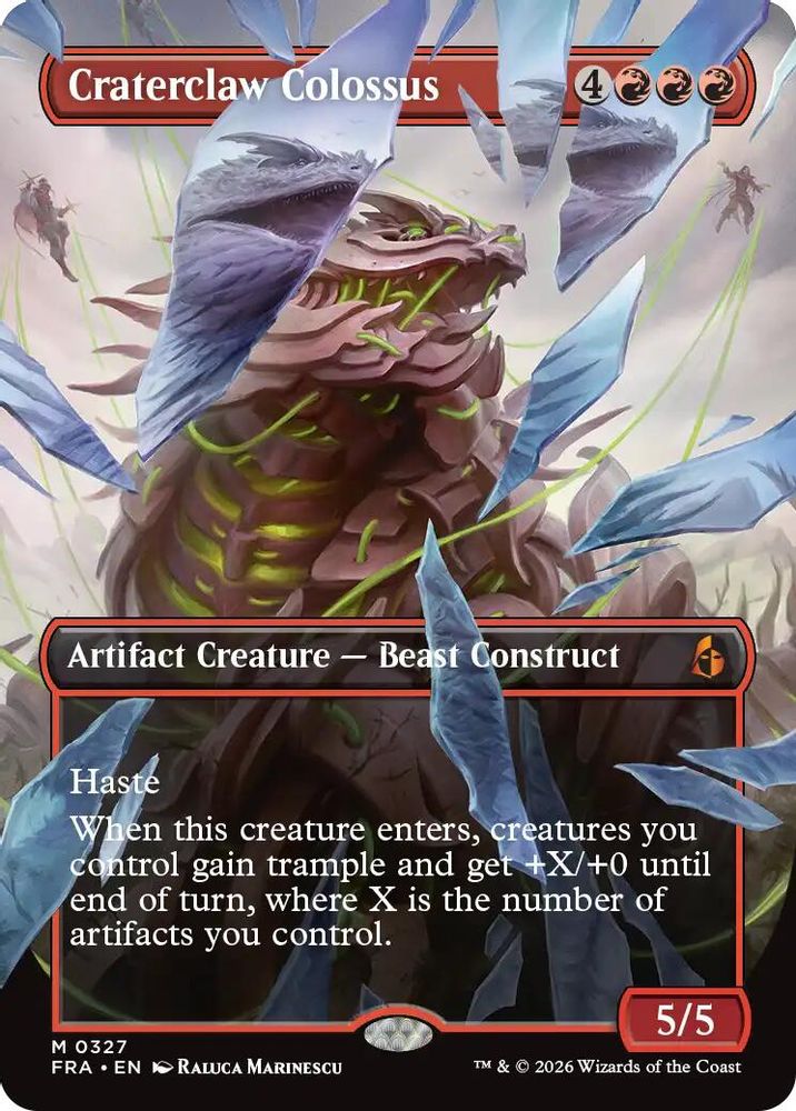 Craterclaw Colossus (Borderless) (FRA-327) - Reality Fracture