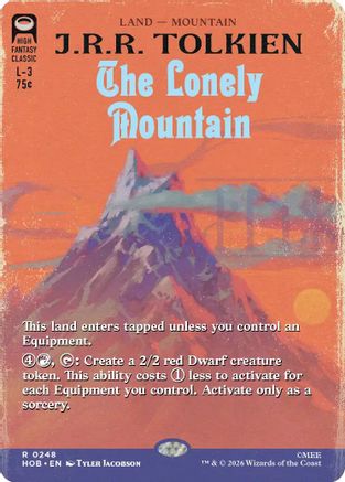 The Lonely Mountain (Borderless) (HOB-248) - The Hobbit Foil