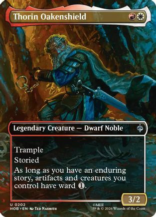 Thorin Oakenshield (Borderless) (HOB-202) - The Hobbit Foil