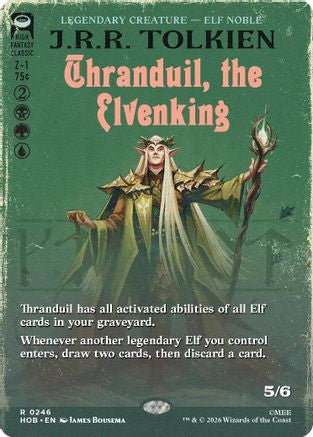 Thranduil, the Elvenking (Borderless) (HOB-246) - The Hobbit Foil
