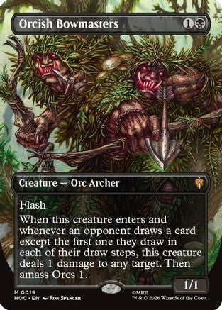 Orcish Bowmasters (Borderless) (HOC-019) - The Hobbit: Eternal-Legal