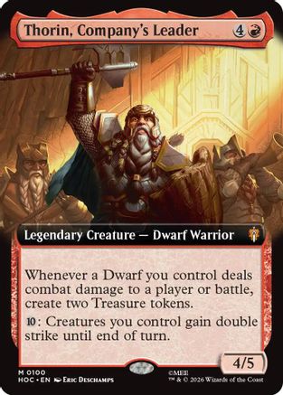 Thorin, Company's Leader (Extended Art) (HOC-100) - The Hobbit: Eternal-Legal
