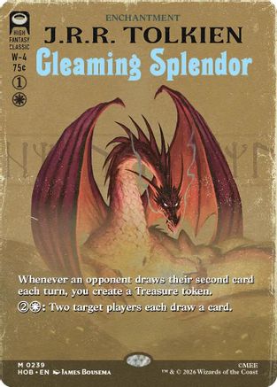 Gleaming Splendor (Borderless) (HOB-239) - The Hobbit Foil