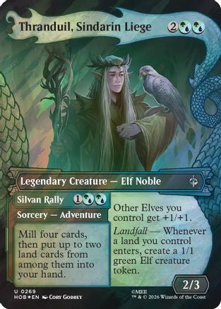 Thranduil, Sindarin Liege (Showcase) (Surge Foil) (HOB-269) - The Hobbit Foil