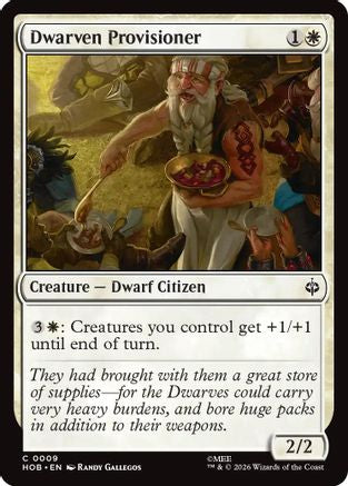 Dwarven Provisioner (HOB-009) - The Hobbit