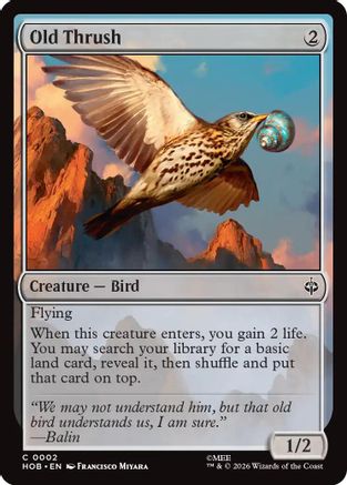 Old Thrush (HOB-002) - The Hobbit