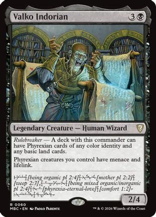 Valko Indorian (MBC-060) - Mystery Booster Commander Edition
