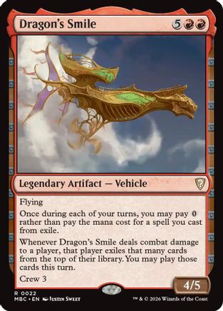 Dragon's Smile (MBC-022) - Mystery Booster Commander Edition