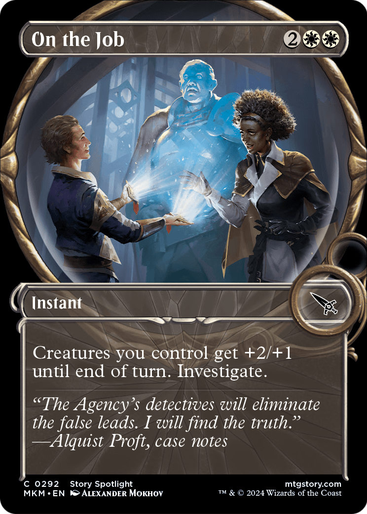 On the Job (Showcase) (MKM-292) - Murders at Karlov Manor: (Showcase) Foil