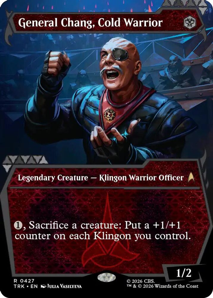 General Chang, Cold Warrior (Showcase) (TRK-427) - Star Trek Foil