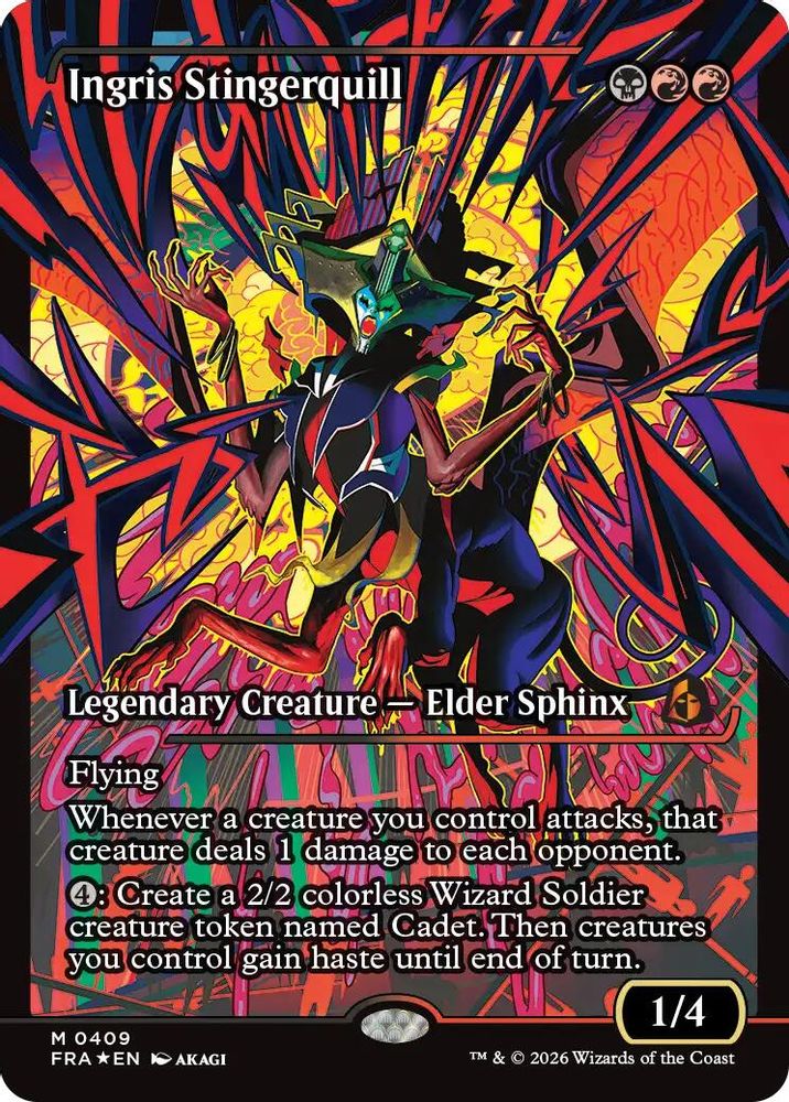 Ingris Stingerquill (Showcase) (FRA-409) - Reality Fracture Foil