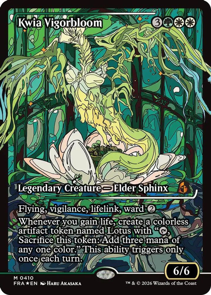 Kwia Vigorbloom (Showcase) (FRA-410) - Reality Fracture Foil