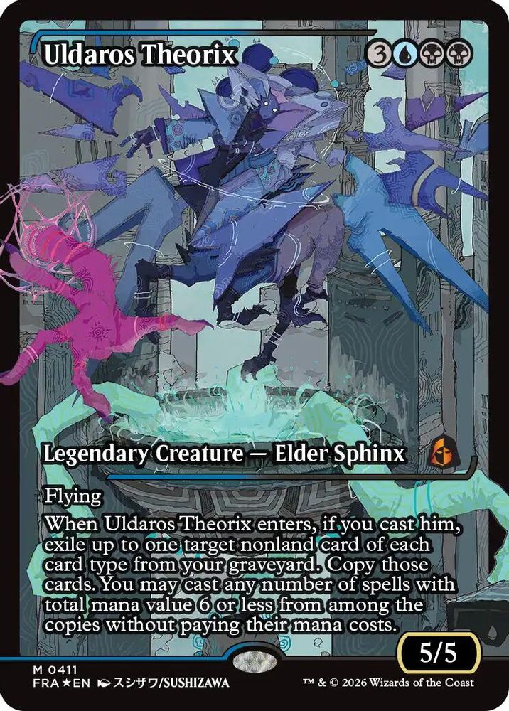 Uldaros Theorix (Showcase) (FRA-411) - Reality Fracture Foil