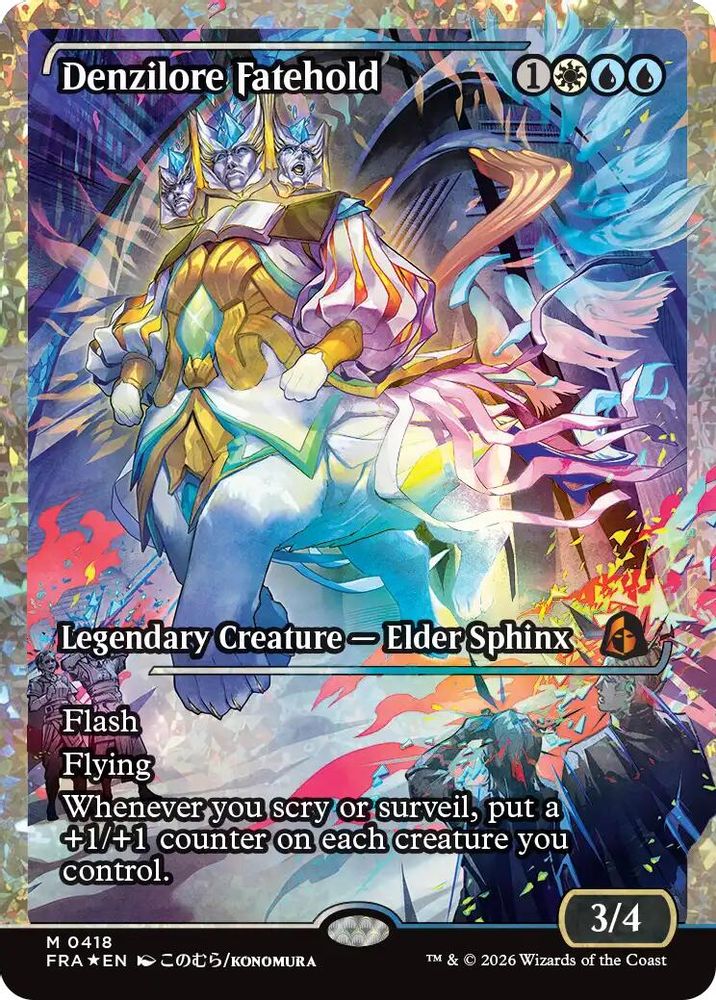 Denzilore Fatehold (Showcase) (Fracture Foil) (FRA-418) - Reality Fracture Foil