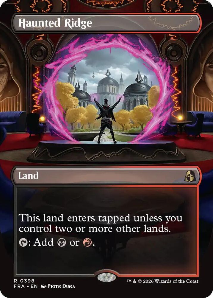 Haunted Ridge (Borderless) (FRA-398) - Reality Fracture Foil