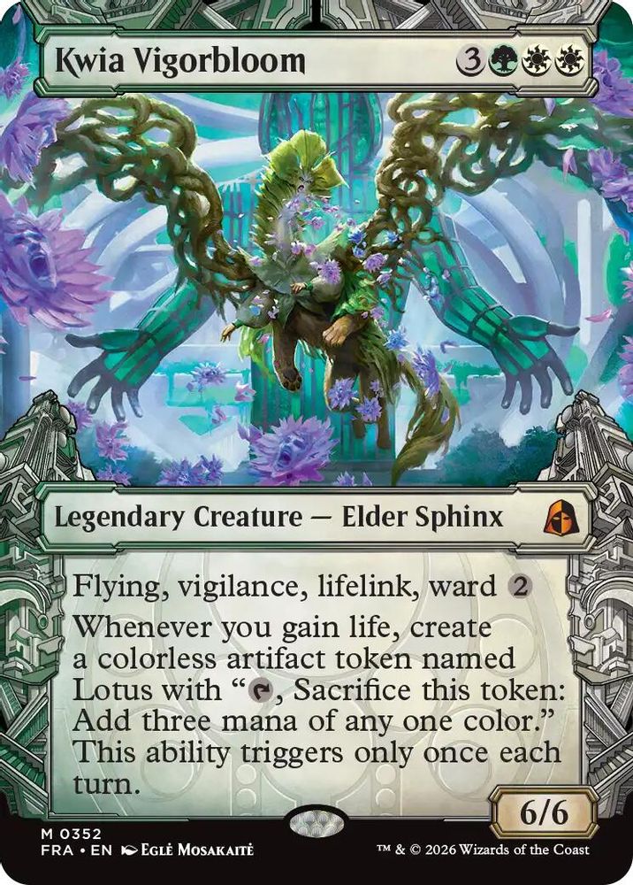 Kwia Vigorbloom (Showcase) (FRA-352) - Reality Fracture Foil