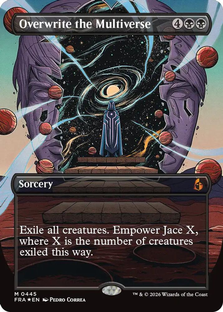 Overwrite the Multiverse (Borderless) (FRA-445) - Reality Fracture Foil