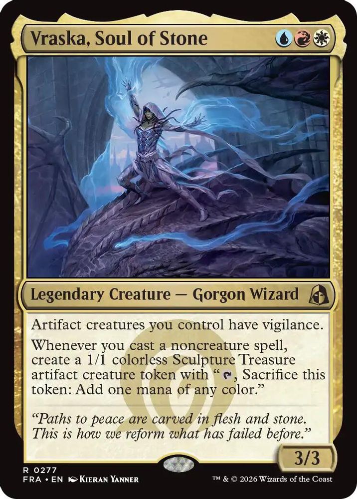 Vraska, Soul of Stone (FRA-277) - Reality Fracture Foil