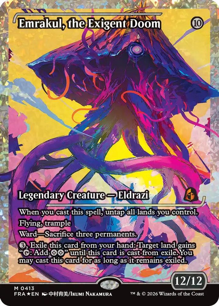 Emrakul, the Exigent Doom (Showcase) (Fracture Foil) (FRA-413) - Reality Fracture