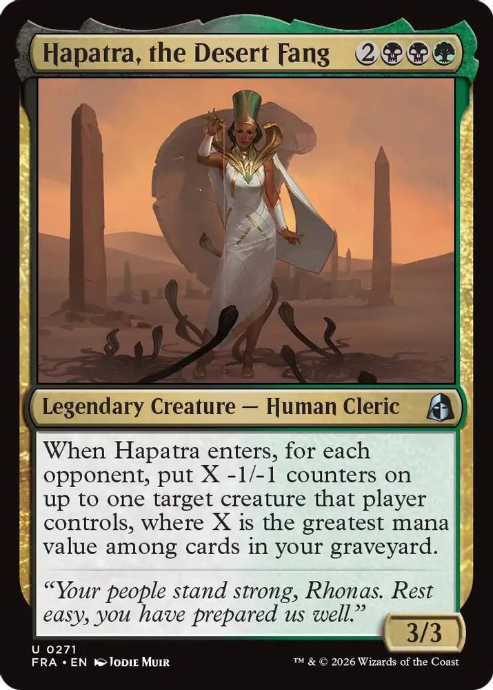 Hapatra, the Desert Fang (FRA-271) - Reality Fracture