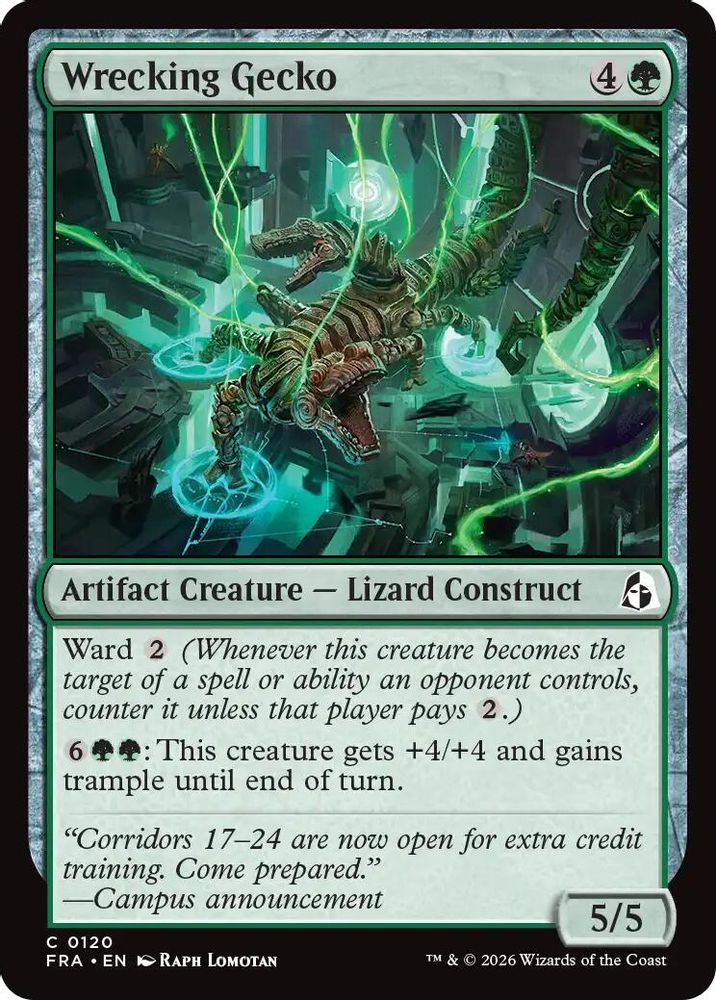 Wrecking Gecko (FRA-120) - Reality Fracture Foil