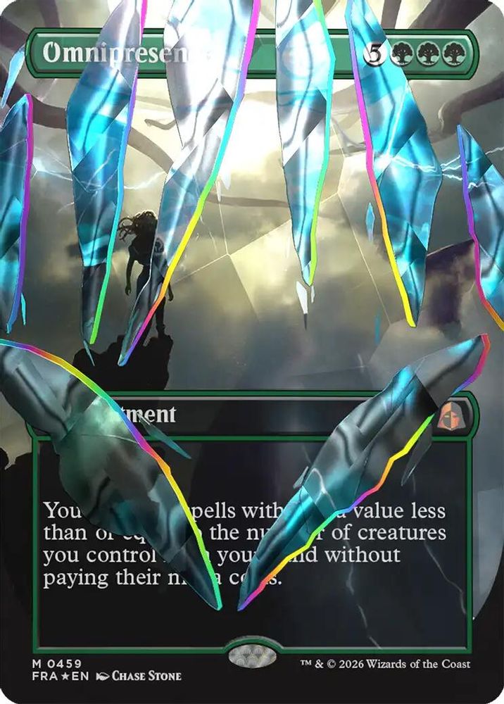 Omnipresence (Borderless) (Facet Foil) (FRA-459) - Reality Fracture Foil