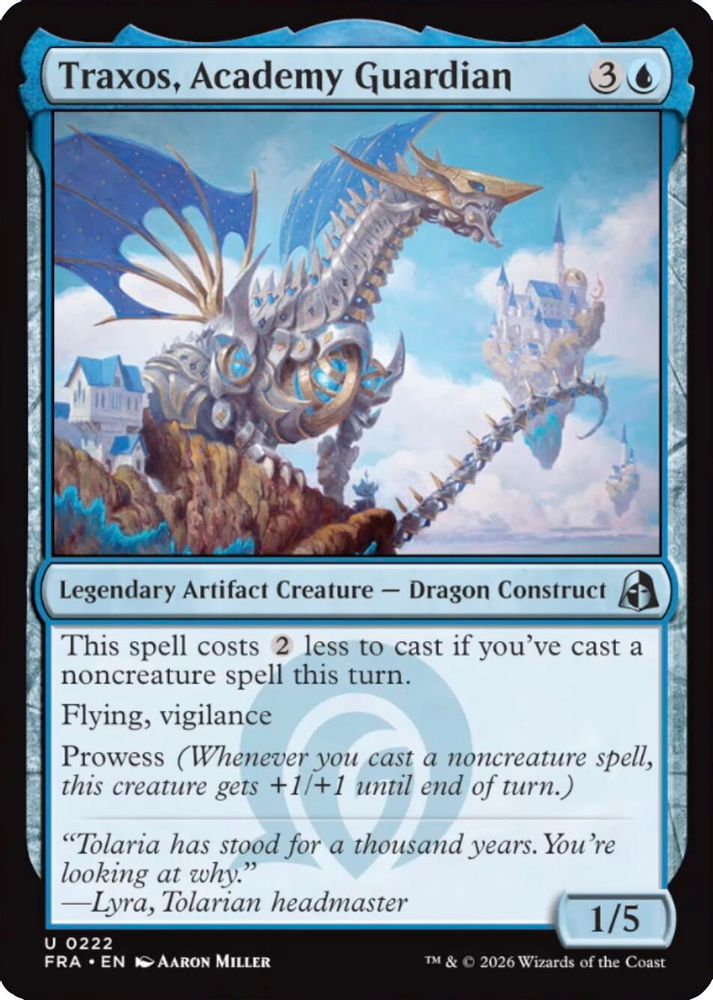 Traxos, Academy Guardian (FRA-222) - Reality Fracture