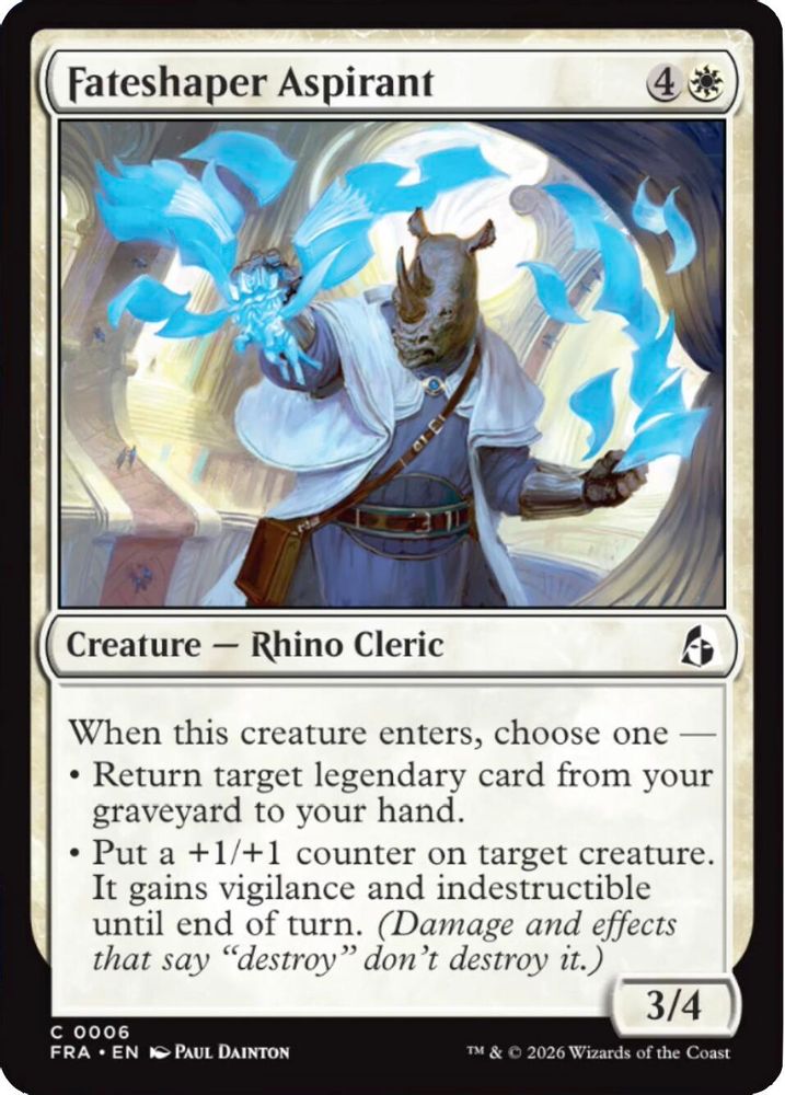 Fateshaper Aspirant (FRA-006) - Reality Fracture Foil
