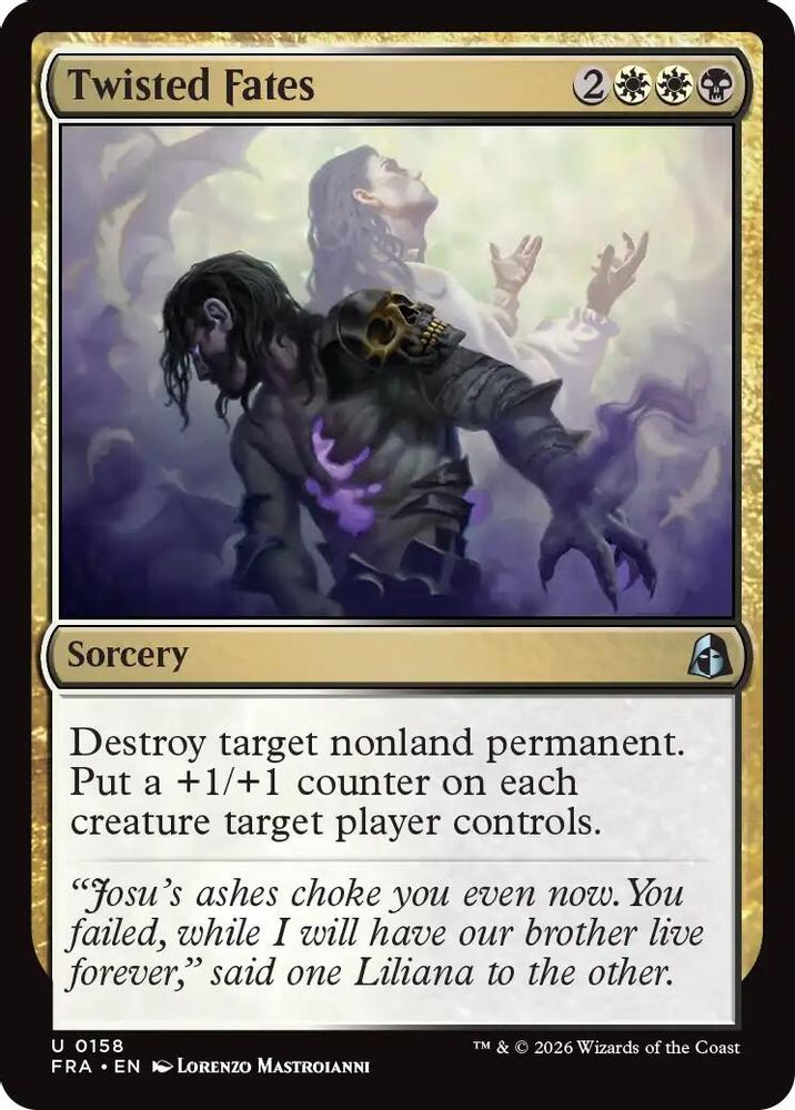 Twisted Fates (FRA-158) - Reality Fracture Foil