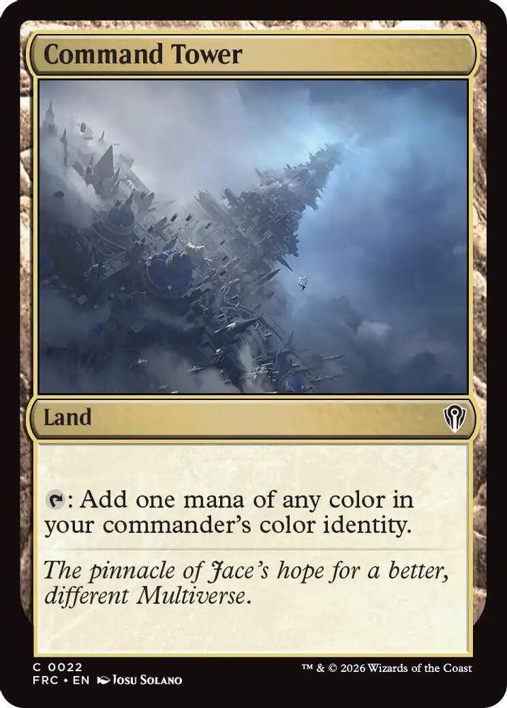 Command Tower (022) - Commander: Reality Fracture