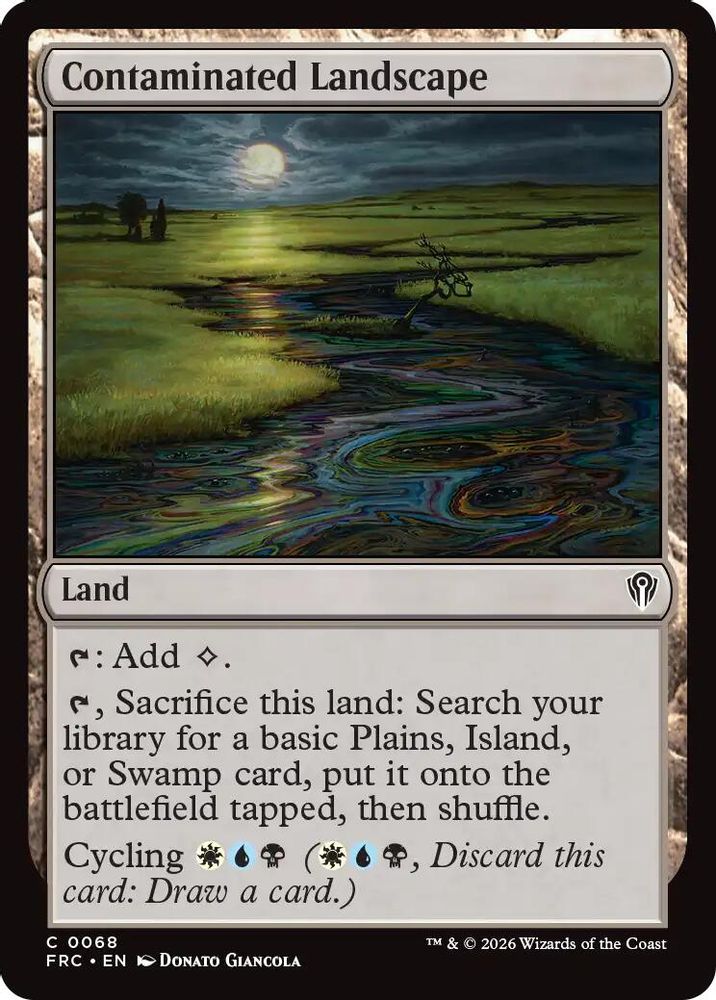 Contaminated Landscape (068) - Commander: Reality Fracture