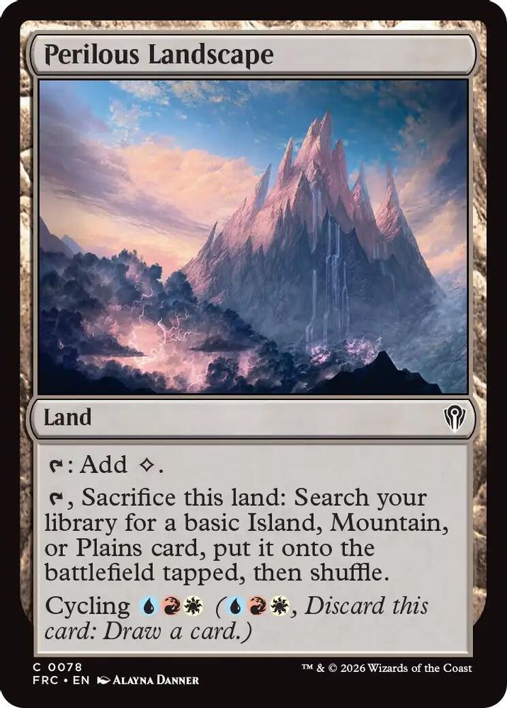 Perilous Landscape (078) - Commander: Reality Fracture