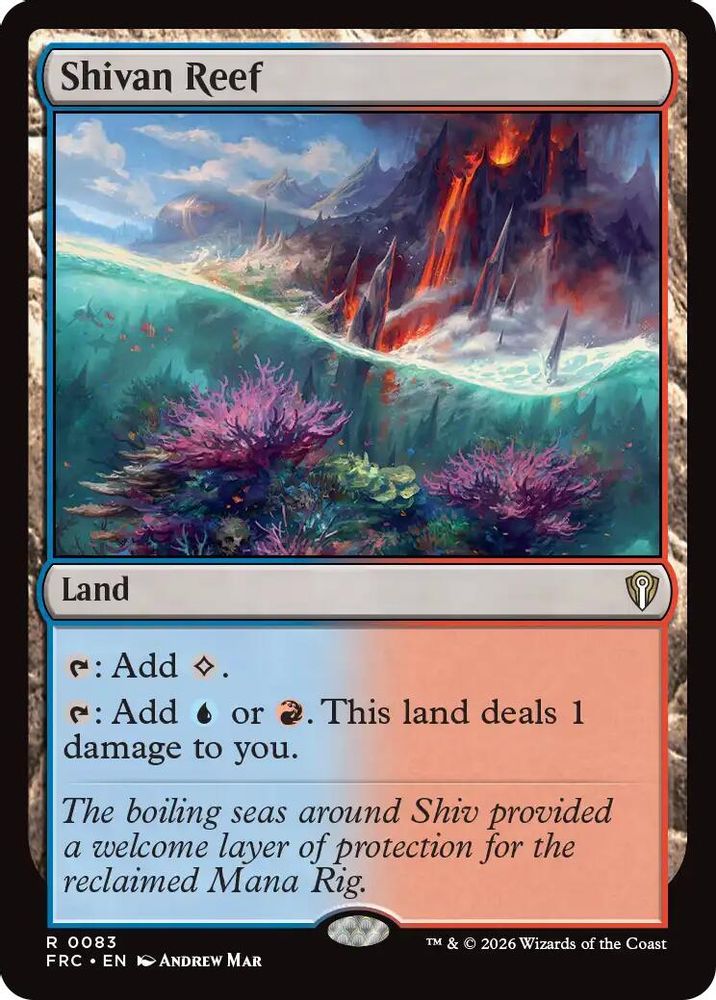 Shivan Reef (083) - Commander: Reality Fracture