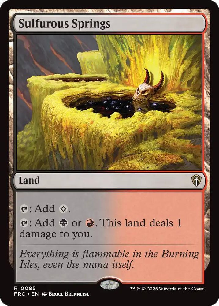 Sulfurous Springs (085) - Commander: Reality Fracture
