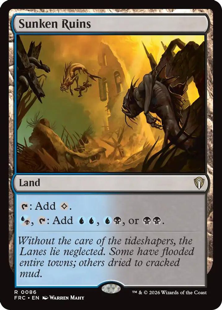 Sunken Ruins (086) - Commander: Reality Fracture