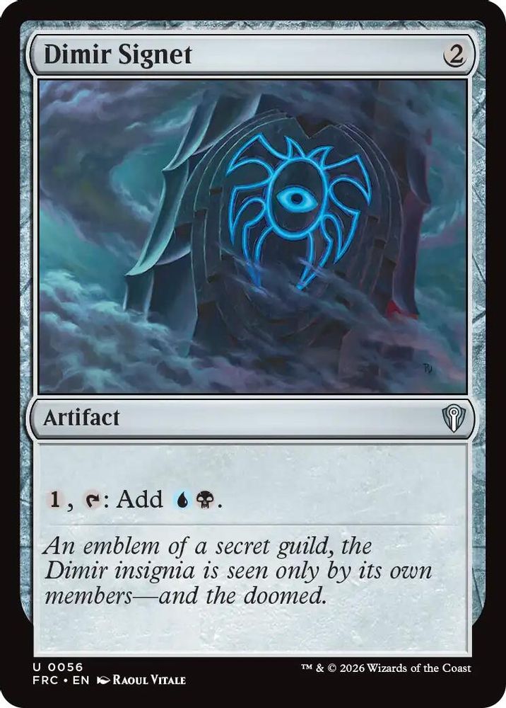 Dimir Signet (056) - Commander: Reality Fracture