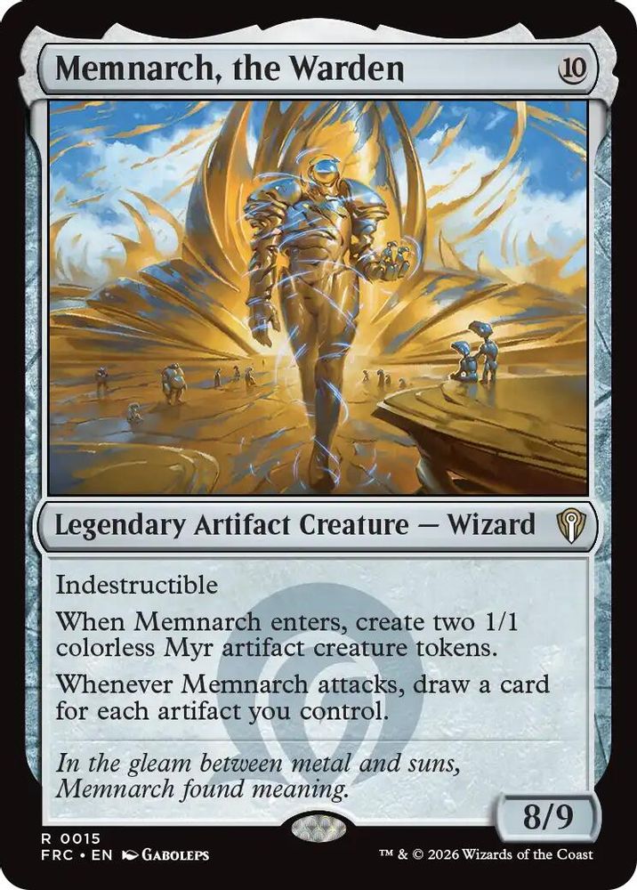 Memnarch, the Warden (FRC-015) - Commander: Reality Fracture
