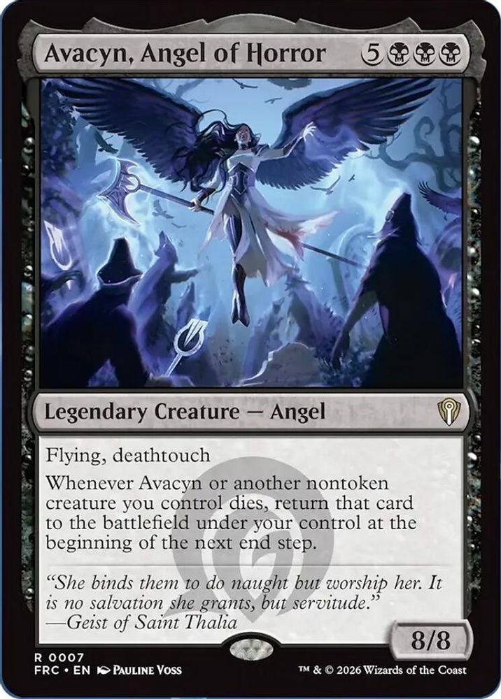 Avacyn, Angel of Horror (007) - Commander: Reality Fracture