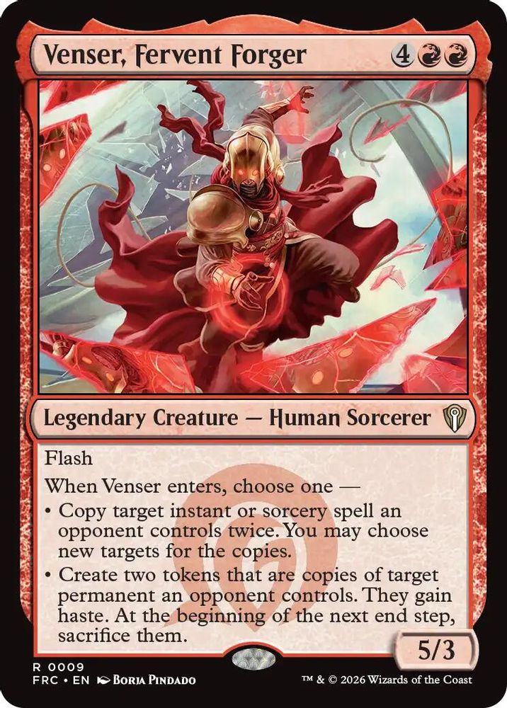 Venser, Fervent Forger (009) - Commander: Reality Fracture