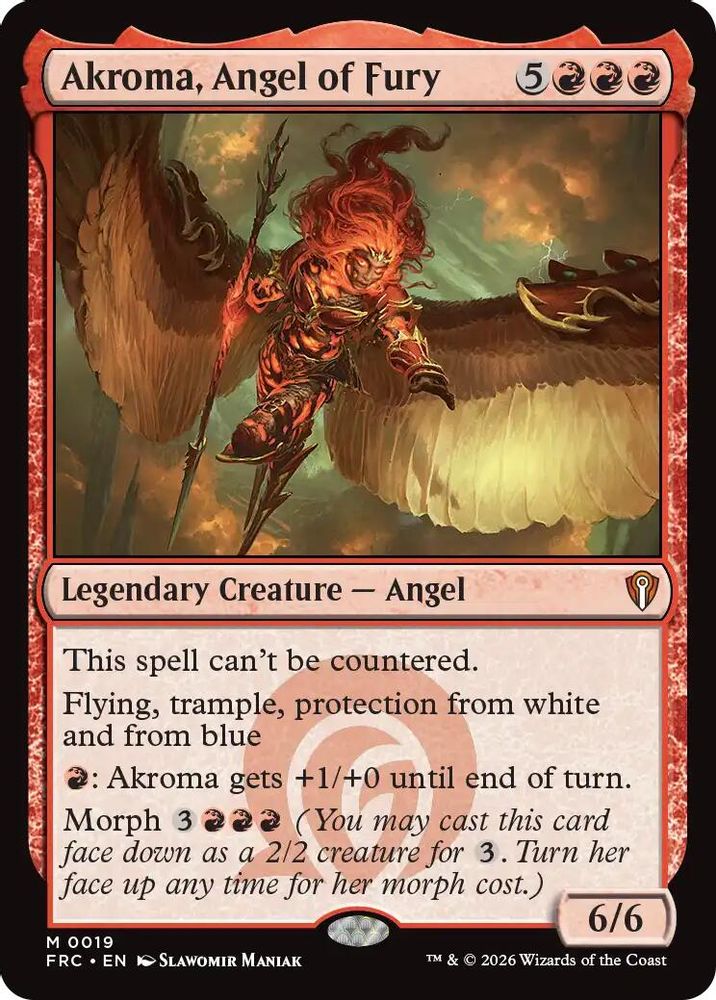 Akroma, Angel of Fury (019) - Commander: Reality Fracture