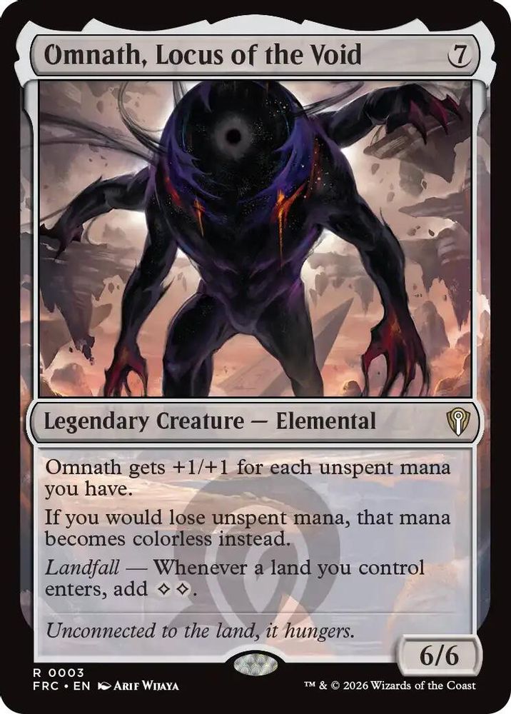 Omnath, Locus of the Void (003) - Commander: Reality Fracture