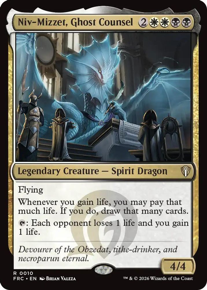 Niv-Mizzet, Ghost Counsel (010) - Commander: Reality Fracture