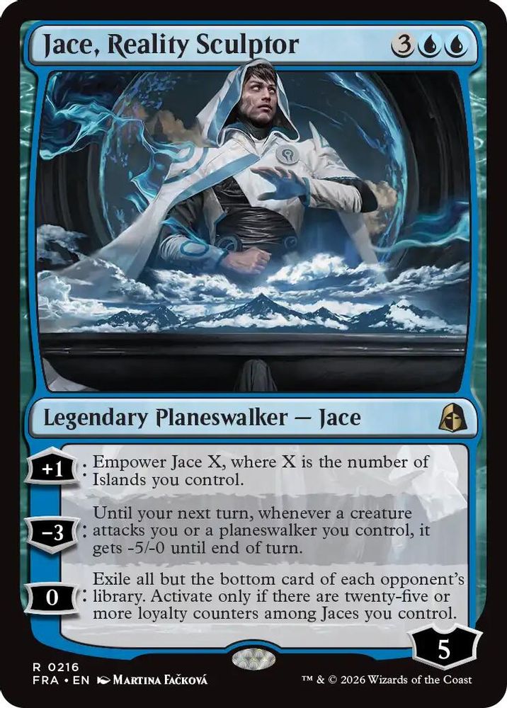 Jace, Reality Sculptor (FRA-216) - Reality Fracture Foil