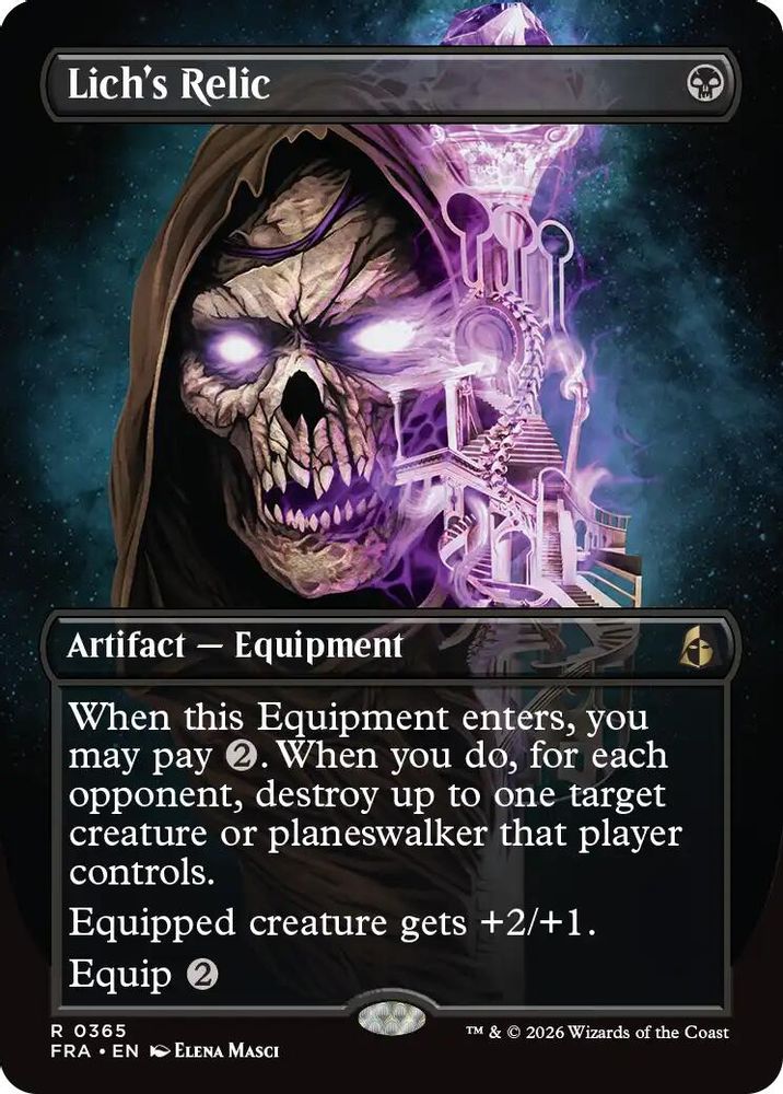 Lich's Relic (Borderless) (FRA-365) - Reality Fracture