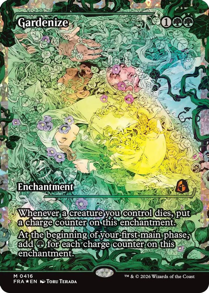 Gardenize (Showcase) (Fracture Foil) (FRA-416) - Reality Fracture Foil