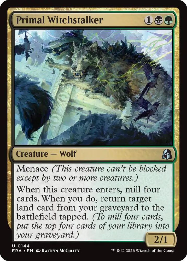 Primal Witchstalker (FRA-144) - Reality Fracture Foil