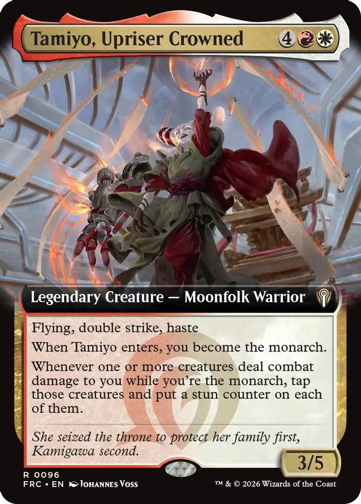 Tamiyo, Upriser Crowned (Extended Art) (096) - Commander: Reality Fracture