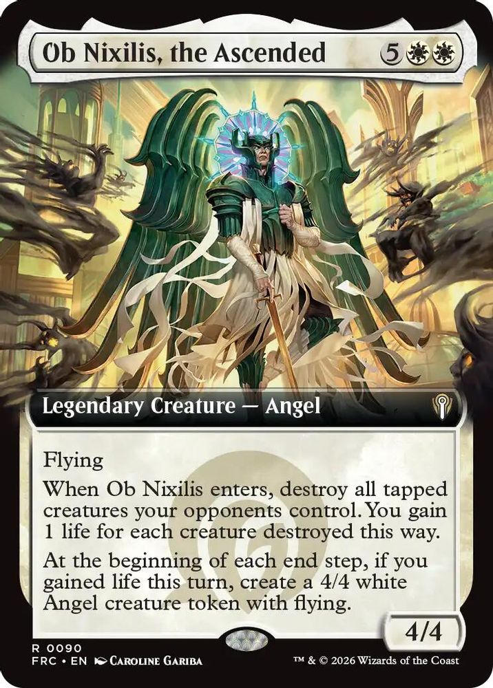 Ob Nixilis, the Ascended (Extended Art) (090) - Commander: Reality Fracture